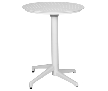 Стол с откидной столешницей Tilia Moon d60 см белая слоновая кость