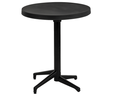 Стол с откидной столешницей Tilia Moon-S d70 см черный