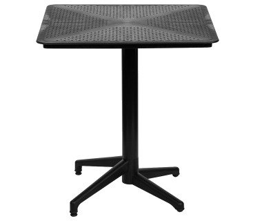 Стол с откидной столешницей Tilia Moon 70x70 см черный