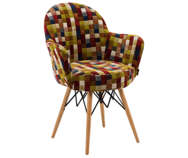 Кресло Tilia Gora-V ножки буковые, сиденье с тканью COLOURBOX 7701