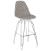 Стул барный Tilia Eos-M сиденье с тканью, ножки металлические хромированные ARTCLASS 802