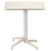 Стол с откидной столешницей Tilia Moon 70x70 см кремовый