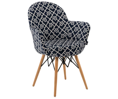 Кресло Tilia Gora-V ножки буковые, сиденье с тканью ARTCLASS 805