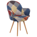 Кресло Tilia Gora-N ножки буковые, сиденье с тканью PATCHWORK