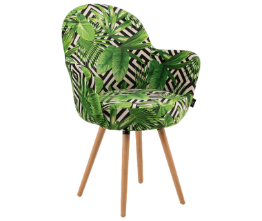 Кресло Tilia Gora-N ножки буковые, сиденье с тканью VOKATO