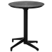 Стол с откидной столешницей Tilia Moon d60 см черный