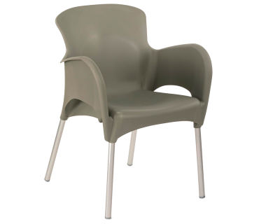 Кресло Tilia Mars серый цемент