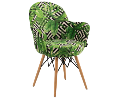 Кресло Tilia Gora-V ножки буковые, сиденье с тканью VOKATO