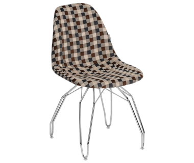 Стул Tilia Eos-M сиденье с тканью, ножки металлические хромированные ARTNUVO 46904 - V5