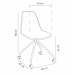 Стул Tilia Eos-O сиденье с тканью, ножки металлические ARTNUVO 46904 - V5