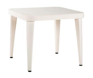 Стол Tilia Osaka 90x90 см ножки пластиковые кремовый