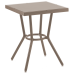 Стол Tilia Kobe 60x60 см столешница из стекла кофейный - бежевый - кофейный