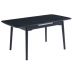 TM-76 раскладной стол, черный оникс керамика 120 (+30) * 80 * 75 см VETRO