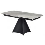 TML-879 (Уго) Керамический раскладной стол, ребекка грей Vetro (Ветро)