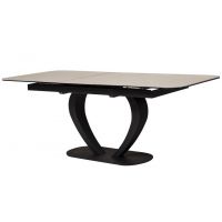 TML-815 Большой раскладной стол айс грей, керамика 160 (+40) * 89,5 * 76 см