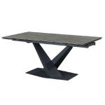 Керамический стол TML-897 гриджио латте Vetro (Ветро)