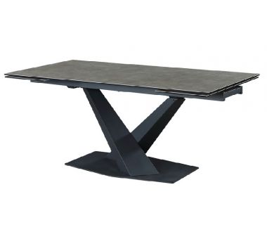 Керамический стол TML-897 гриджио латте Vetro (Ветро)