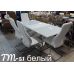 Раскладной стол TM-51 белый 140(+40)*80*76 см