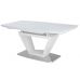 Раскладной стол стеклянный TM-53 белый 160(+60)*90*76 см