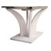 Раскладной стол матовый TML-515 белый 140(+40)*80*76 см