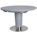 Раскладной стол TML-518 серый сатин 120(+40)*120*76 см