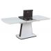 Раскладной стол TML-520 белый сатин + венге 140(+40)*80*76 см