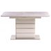 Раскладной стол TML-530 grigio/crema + белый 140(+40)*80*76 см