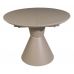 Раскладной круглый стол TML-651 капучино матовый 105 (+40) * 105 * 76 см