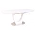 Раскладной стол матовый TML-765-1 белый 120 (+40) * 80 * 76 см