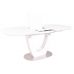 Раскладной стол матовый TML-765-1 белый 120 (+40) * 80 * 76 см