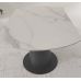 Раскладной круглый керамический стол TML-831 бьянко перлино