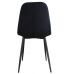 Дизайнерский мягкий стул M-01-3 черный вельвет