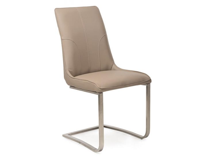 Дизайнерский мягкий стул S-215 капучино