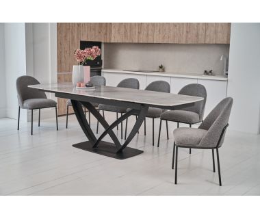Керамический стол Массимо TML-950 ребекка грей + черный