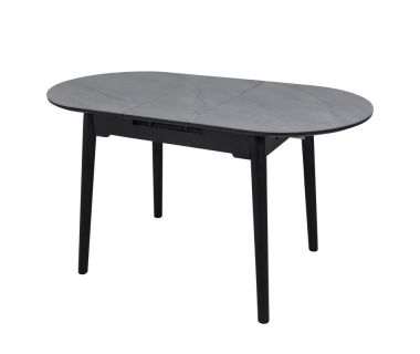 Керамический стол TM-85 ребекка грей+черный