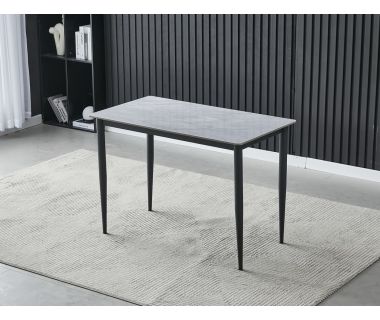 Обеденный керамический стол TM-110 грецкий ребекка серый