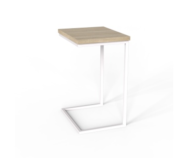 Придиванний стол | Fiji Mono Белый / Сонома