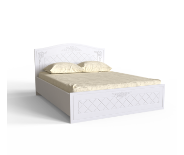 Кровать 1,6 Amelie Белый супермат