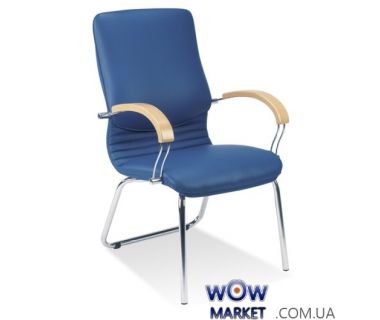 Кресло офисное Nova wood CFA LB chrome (Нова) Новый стиль