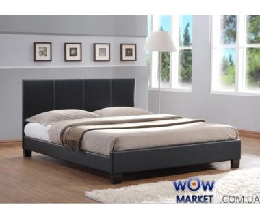 Кровать двуспальная Джаспер 160х200см (черный) Domini (Домини)