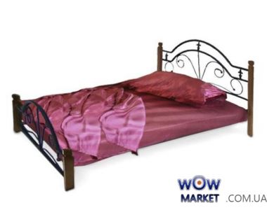Кровать Диана на деревянных ножках Металл-Дизайн