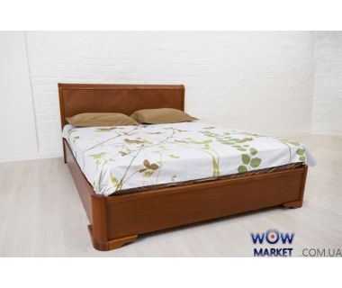 Кровать двуспальная Ассоль (бук) 180х200см с подьемным механизмом Микс-Мебель Мария